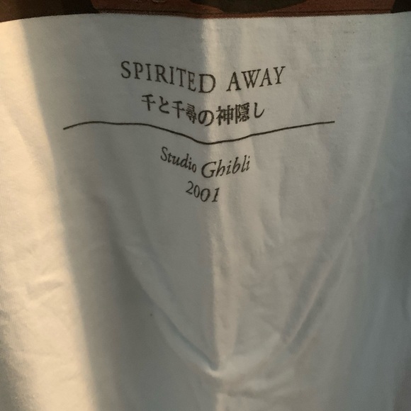 NWOT Vintage 2001 Studio Ghibli Spirited Away T-Shirt, Adult 2X - Picture 5 of 6